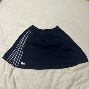Lacoste Size 34 Navy tennis skirt with undershorts